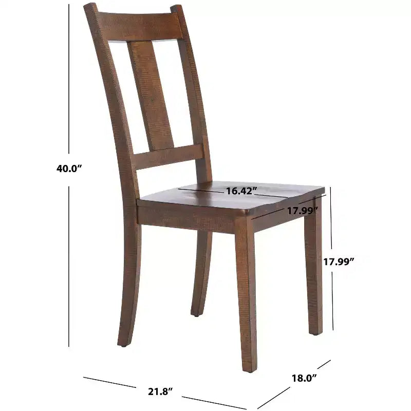 Sergio Dining Chair (Lot de 2) - DCH9215 - Café rustique - Safavieh