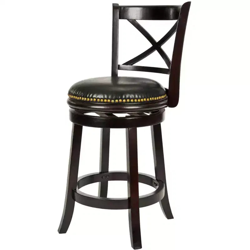 Tabouret de comptoir Butler - FOX7003 - Cappuccino/Noir - Safavieh Couture