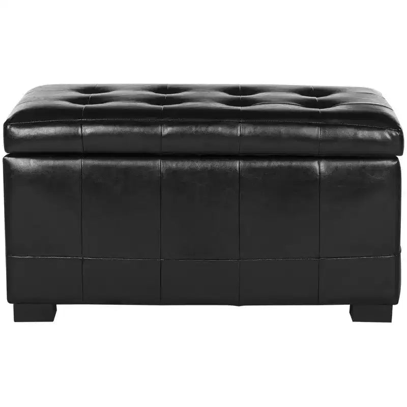 Manhattan Small Storage Ottoman - HUD4201 - Safavieh Couture