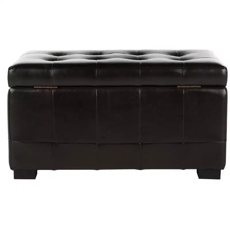Pouf de rangement compact Manhattan - HUD4201 - Safavieh Couture