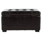 Pouf de rangement compact Manhattan - HUD4201 - Safavieh Couture
