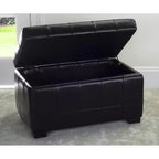 Pouf de rangement compact Manhattan - HUD4201 - Safavieh Couture