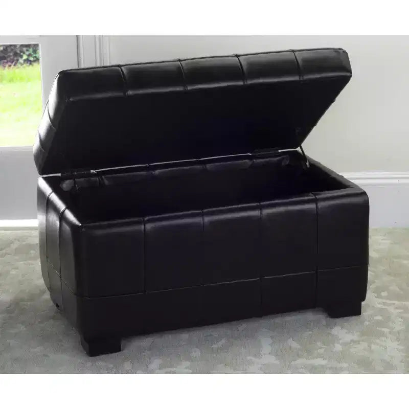 Pouf de rangement compact Manhattan - HUD4201 - Safavieh Couture