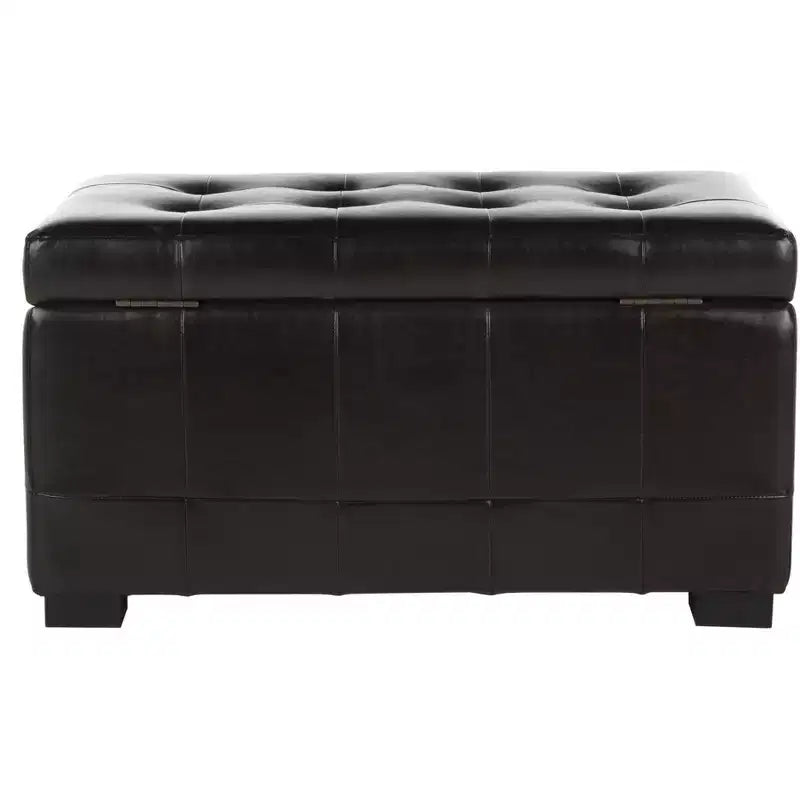 Pouf de rangement compact Manhattan - HUD4201 - Safavieh Couture