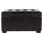 Pouf de rangement compact Manhattan - HUD4201 - Safavieh Couture
