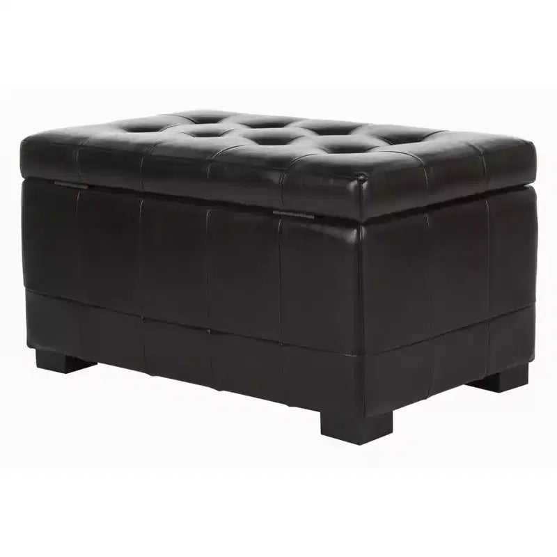 Pouf de rangement compact Manhattan - HUD4201 - Safavieh Couture