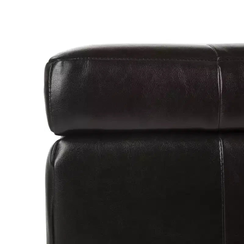 Pouf de rangement compact Manhattan - HUD4201 - Safavieh Couture