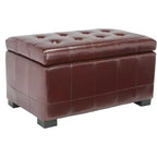 Pouf de rangement compact Manhattan - HUD4201 - Safavieh Couture