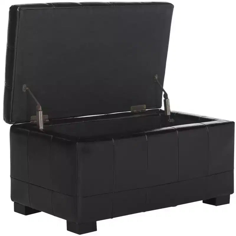Pouf de rangement compact Manhattan - HUD4201 - Safavieh Couture