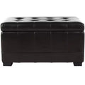 Pouf de rangement compact Manhattan - HUD4201 - Safavieh Couture
