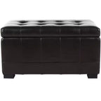 Pouf de rangement compact Manhattan - HUD4201 - Safavieh Couture