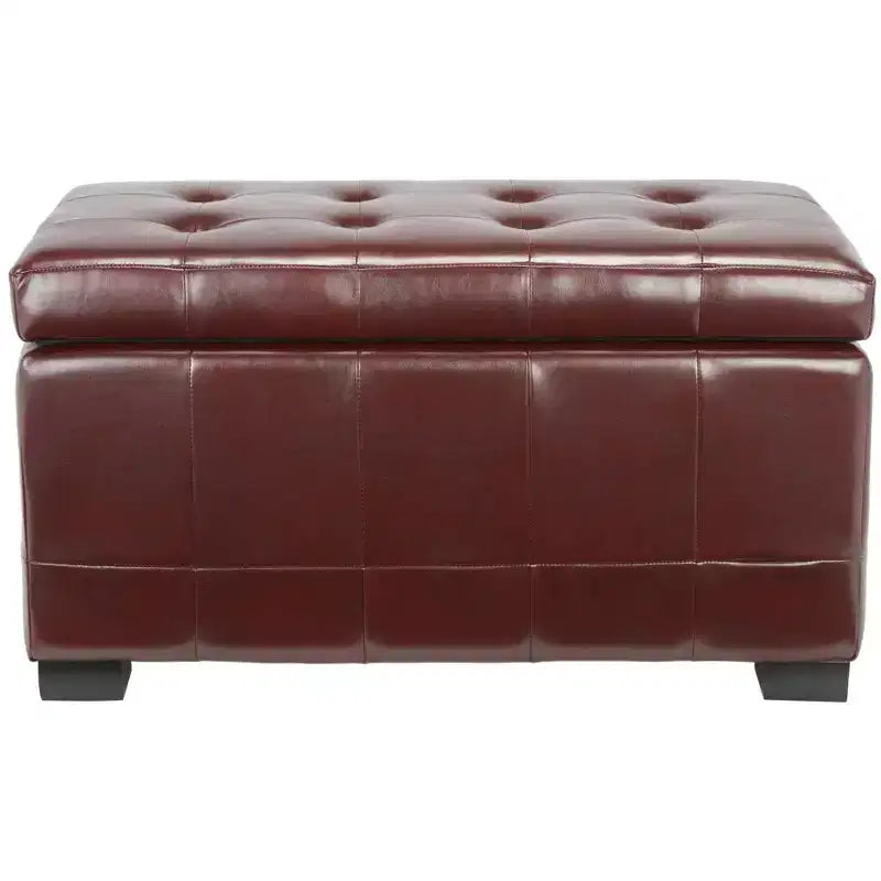 Pouf de rangement compact Manhattan - HUD4201 - Safavieh Couture