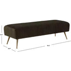 Banc rembourré Salome - KNT7041 - Safavieh Couture