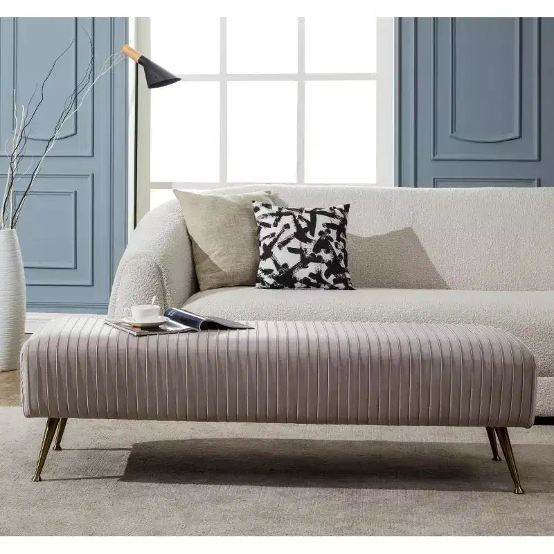 Banc rembourré Salome - KNT7041 - Safavieh Couture