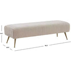 Banc rembourré Salome - KNT7041 - Safavieh Couture