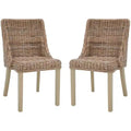 Caprice Dining Chair (Set of 2) - SEA7005 - Grey - Safavieh
