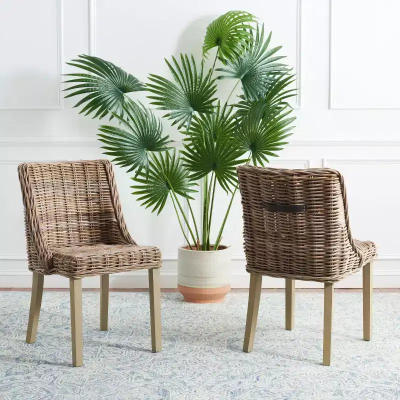 Chaise de salle à manger Caprice (Lot de 2) - SEA7005 - Gris - Safavieh
