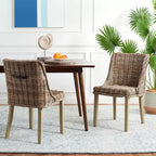 Chaise de salle à manger Caprice (Lot de 2) - SEA7005 - Gris - Safavieh