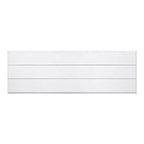 Banc rectangulaire en bois Kate et Laurel Cates, 42x14x19, blanc
