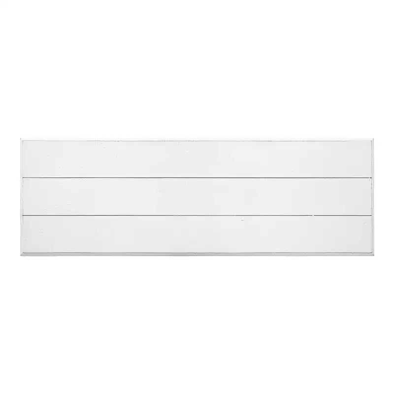 Banc rectangulaire en bois Kate et Laurel Cates, 42x14x19, blanc