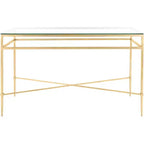 Baumgarten Console Table - AMH8305A - Gold - Safavieh Couture