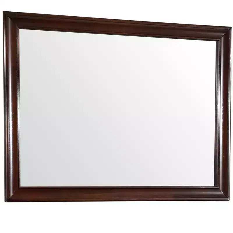 Miroir de commode Passion Furniture LaVita rectangulaire et encadré, 45 po x 33 po