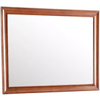 Miroir de commode Passion Furniture LaVita rectangulaire et encadré, 45 po x 33 po