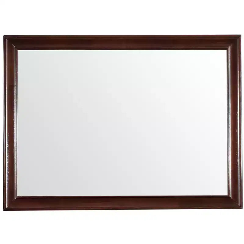 Passion Furniture LaVita 45 in. x 33 in. Modern Rectangle Framed Dresser Mirror
