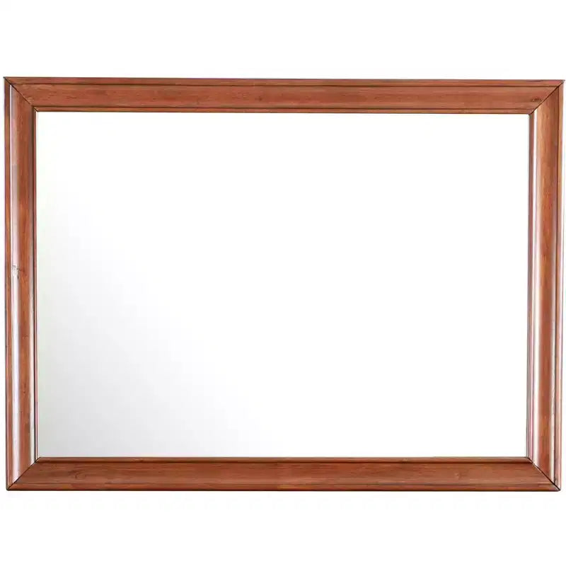 Miroir de commode Passion Furniture LaVita rectangulaire et encadré, 45 po x 33 po