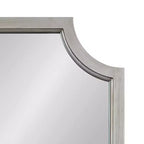 Miroir festonné en MDF Kate et Laurel Hogan, 24x36, argent