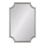 Miroir festonné en MDF Kate et Laurel Hogan, 24x36, argent