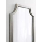 Miroir festonné en MDF Kate et Laurel Hogan, 24x36, argent