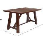 Table à manger rectangulaire Ainslee - DTB9217A - Marron - Safavieh