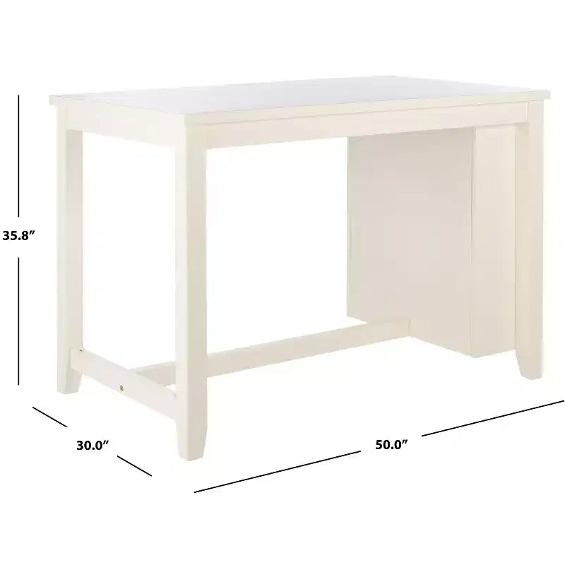 Table comptoir Aero Rectangle - DTB9218 - Blanc - Safavieh