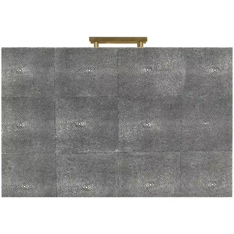 Table d'appoint Nour effet galuchat - SFV1520B - Noir - Safavieh Couture