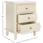 Table de Chevet Joe avec Tiroirs de Rangement - AMH6629 - Safavieh Couture