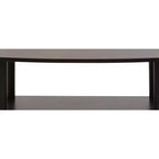 Meuble TV Furinno Industriel, console multimédia avec étagères de rangement ouvertes à 2 niveaux