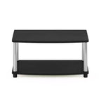 Meuble TV Furinno Industriel, console multimédia avec étagères de rangement ouvertes à 2 niveaux