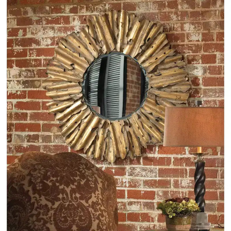 Miroir Mural Rond Uttermost Elegans de 43 Pouces de Large