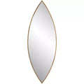 Uttermost Ellipse Golden Bronze 14 x 39 3/4 Wall Mirror