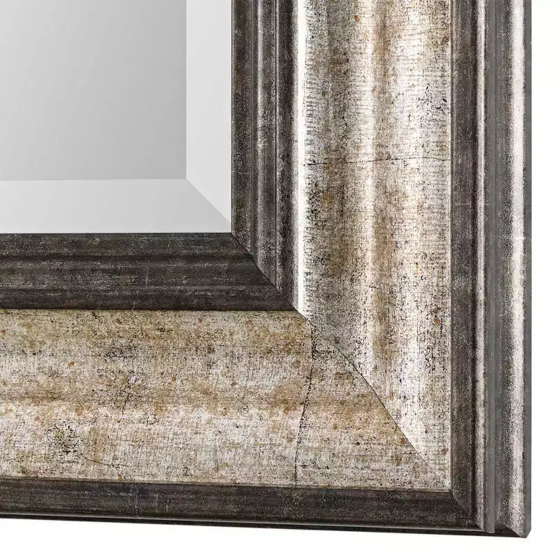 Miroir Mural Rectangulaire Shefford Argent et Bronze 31 x 43 Uttermost
