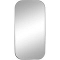 Uttermost Taft 41 x 21 Polished Nickel Rectangular Wall Mirror