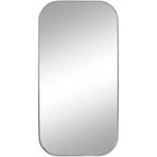 Uttermost Taft 41 x 21 Polished Nickel Rectangular Wall Mirror