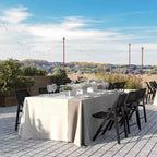 Flash Furniture Galene Lot de 2 chaises pliantes en rotin et canne avec cadre et assise en bois massif et dossier ventilé, parfaites pour les événements ou comme sièges supplémentaires