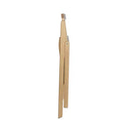 Flash Furniture Galene Lot de 2 chaises pliantes en rotin et canne avec cadre et assise en bois massif et dossier ventilé, parfaites pour les événements ou comme sièges supplémentaires
