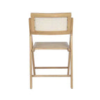 Flash Furniture Galene Lot de 2 chaises pliantes en rotin et canne avec cadre et assise en bois massif et dossier ventilé, parfaites pour les événements ou comme sièges supplémentaires