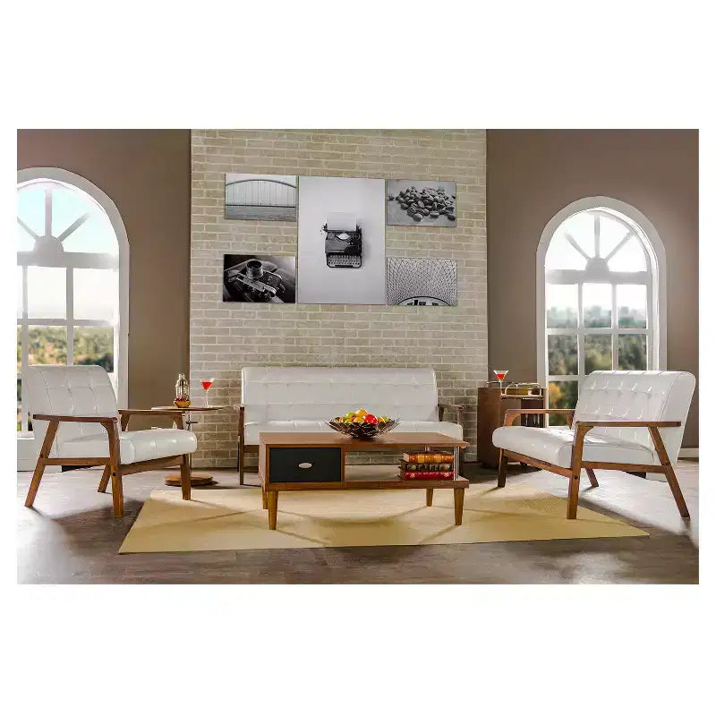 Canapé deux places Mid-Century Masterpieces - Baxton Studio