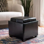 Pouff-tablette Harrison - HUD8233 - Safavieh Couture