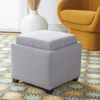 Pouff-tablette Harrison - HUD8233 - Safavieh Couture