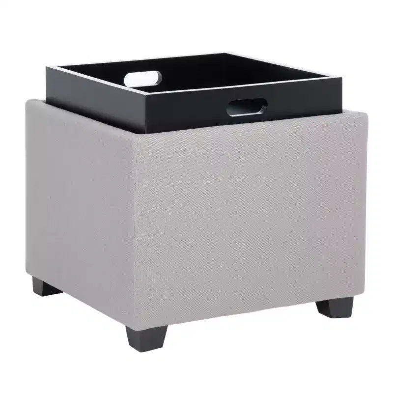 Pouff-tablette Harrison - HUD8233 - Safavieh Couture